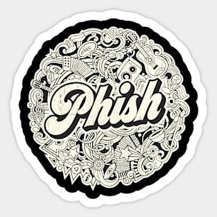 Vintage Circle - Phish Sticker